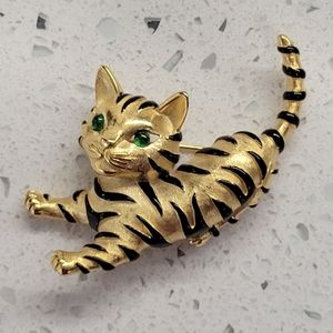 Trifari Cat Brooch